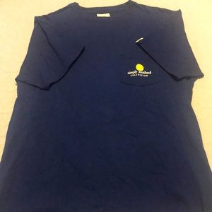 navy blue simply southern softball top